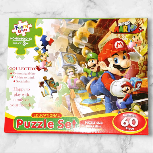 ROMBECABEZAS 60PCS MARIO GD66060-12