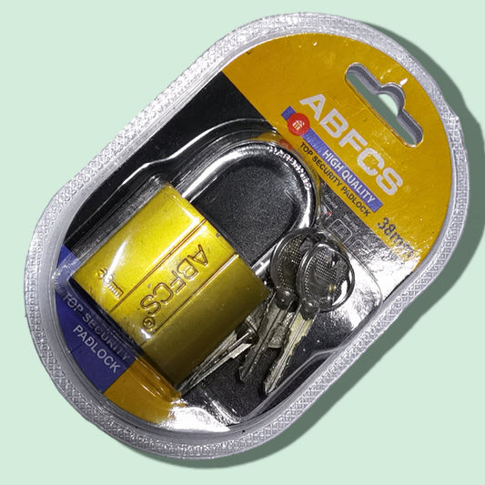 CANDADO AMARILLO 38MM