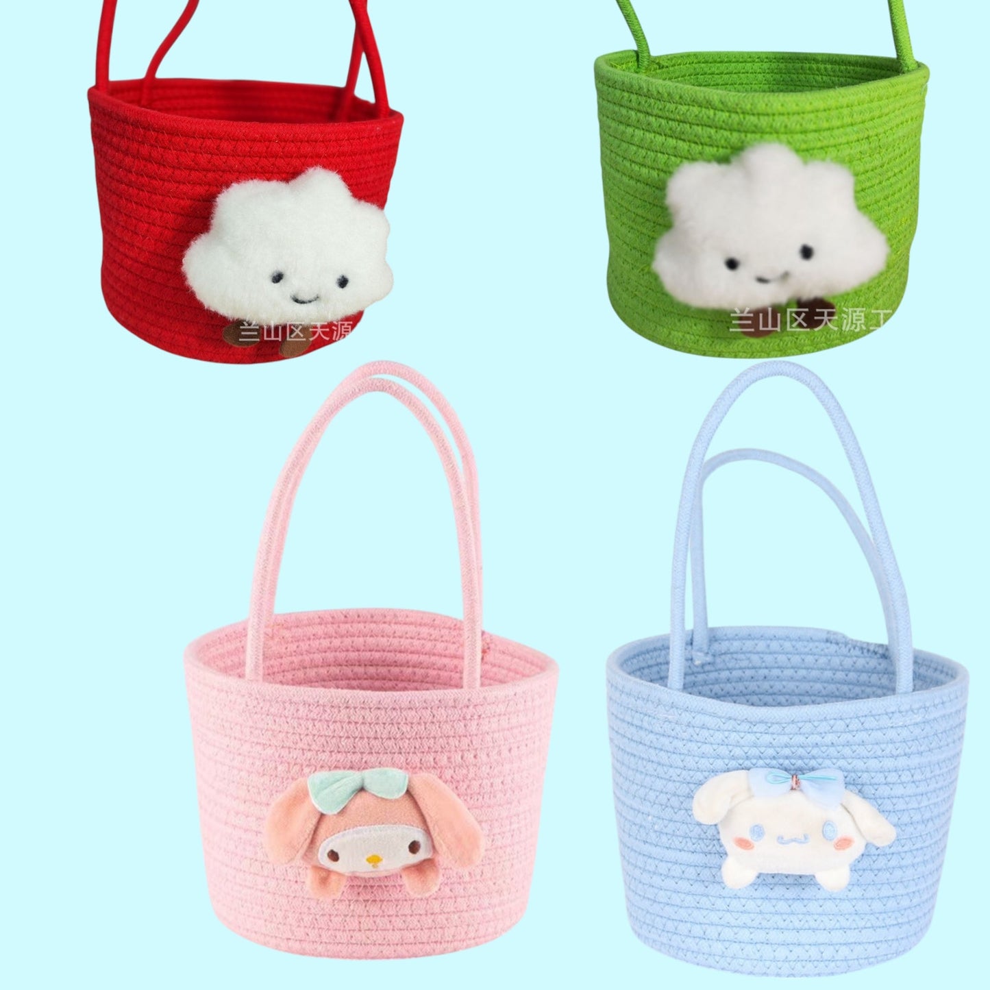 BOLSO PERSONAJE TEJIDO