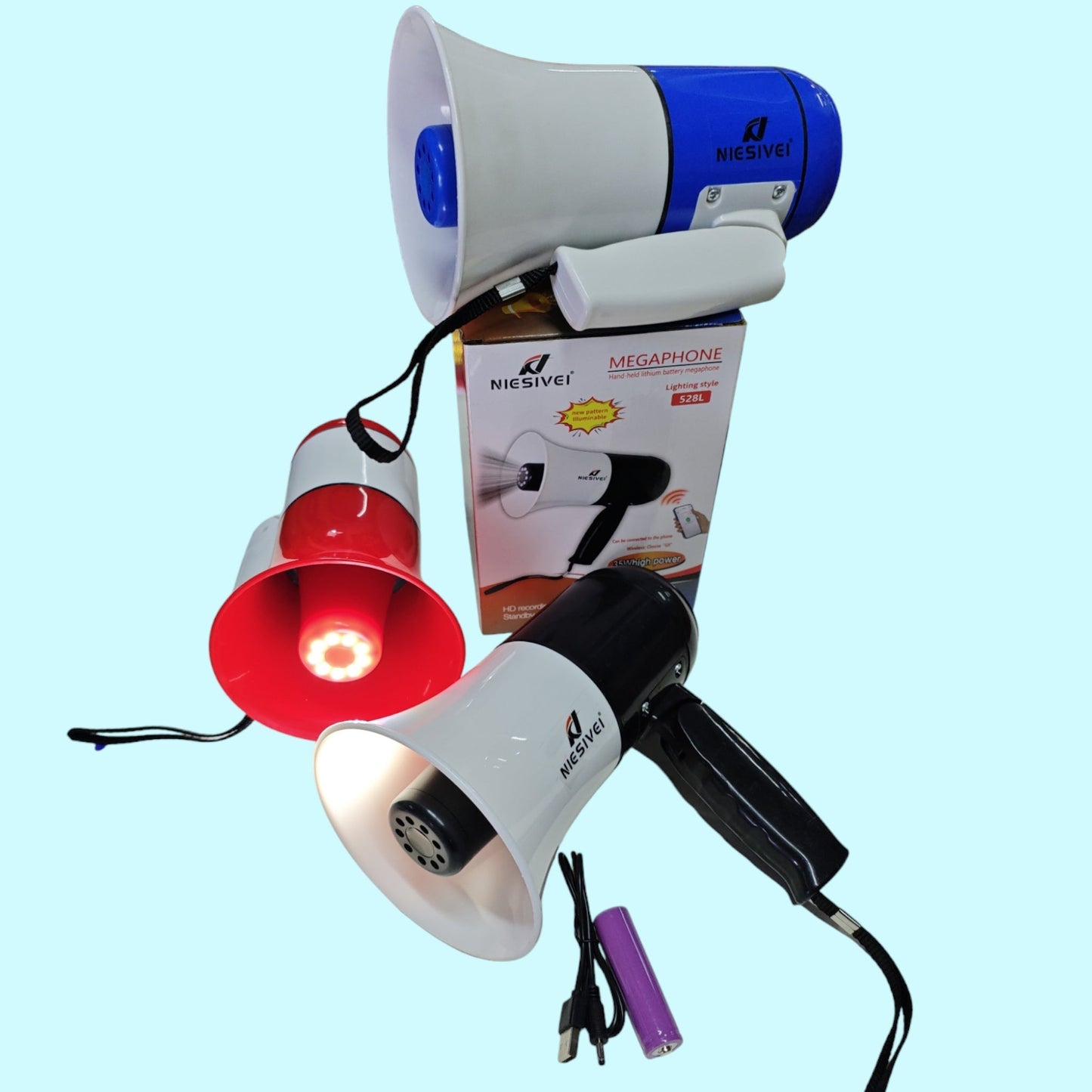 MEGAFONO CON FOCO 528L