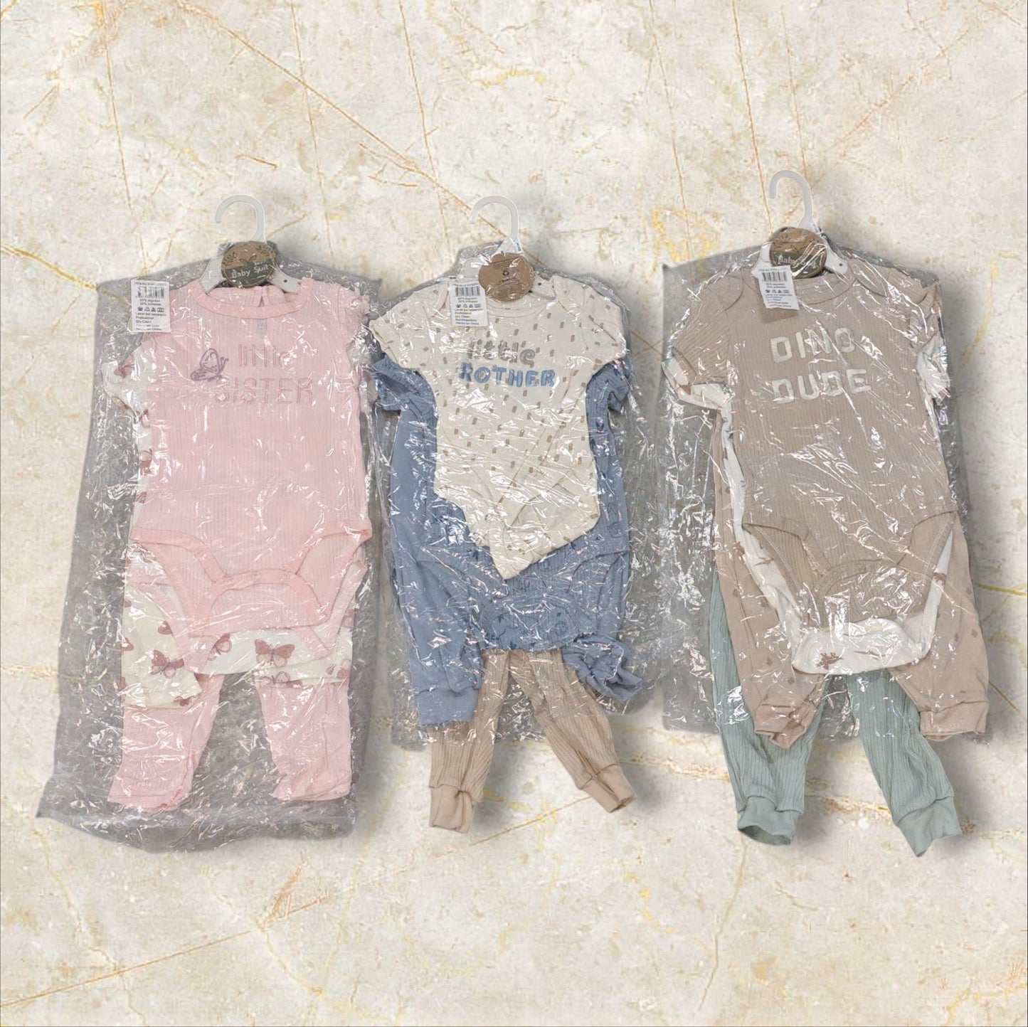 JUEGO ROPA P/BEBE 4PCS HZ