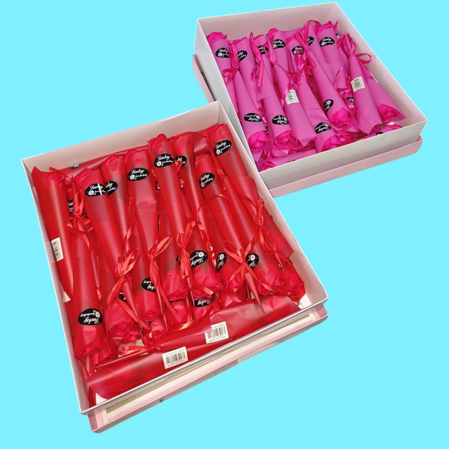 ROSA 1 RAMO LAZO COLOR