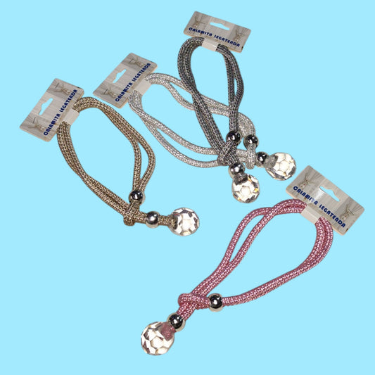 SUJETADORES DE CORTINAS BOLA CRISTAL