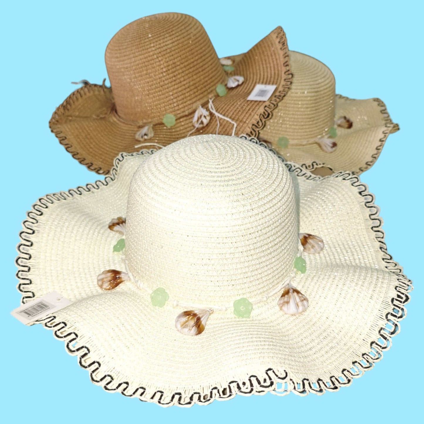 SOMBRERO MUJER CONCHA 4439