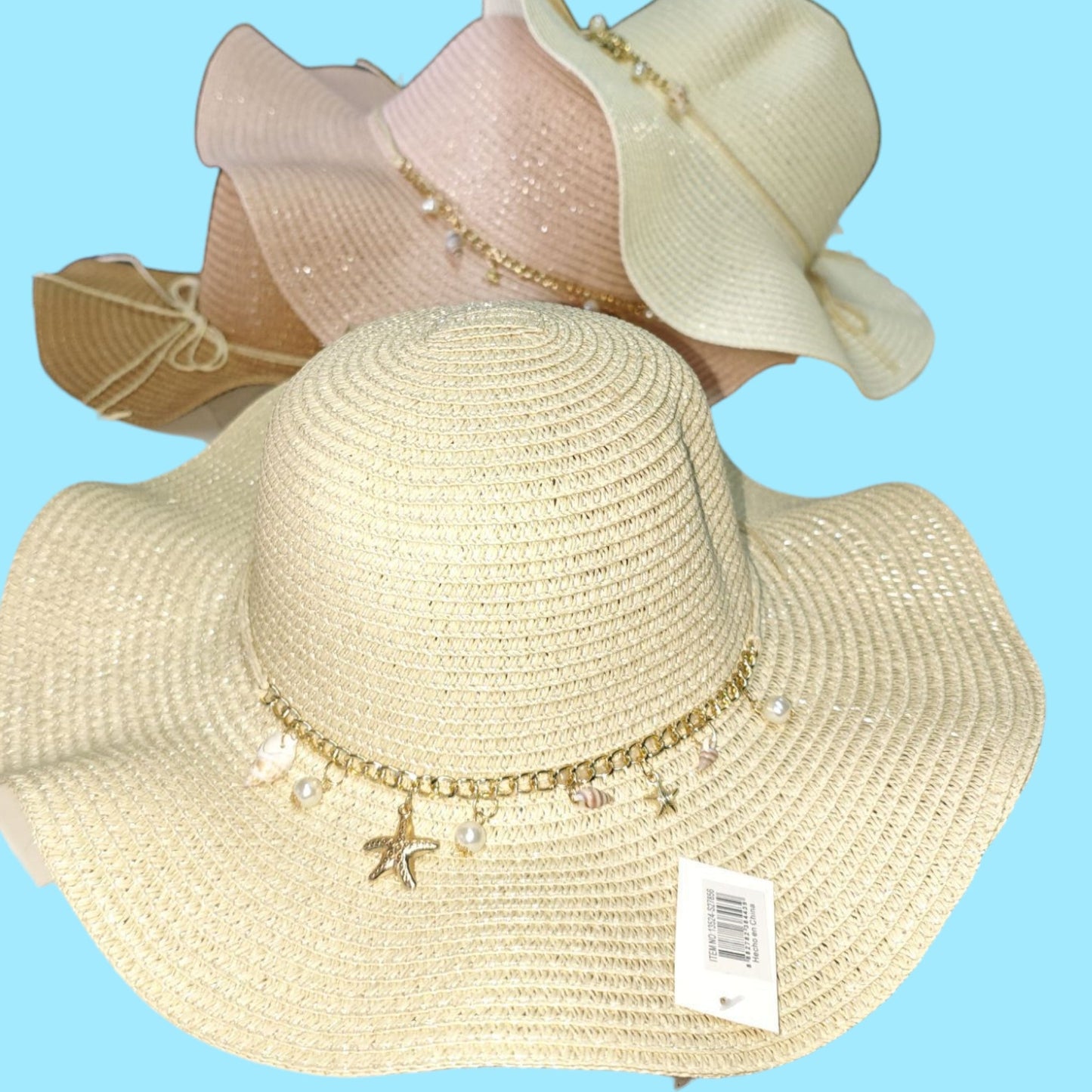 SOMBRERO MUJER CONCHA 4439B