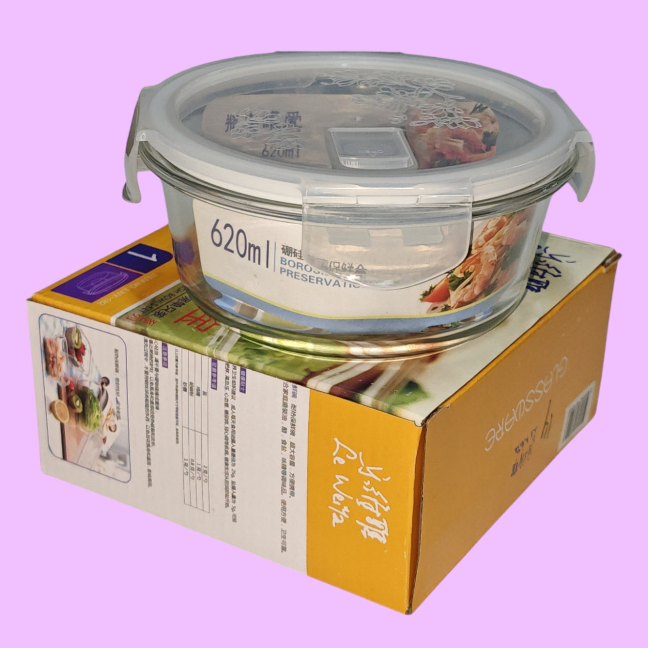 RECIPIENTE DE VIDRIO LWY-182