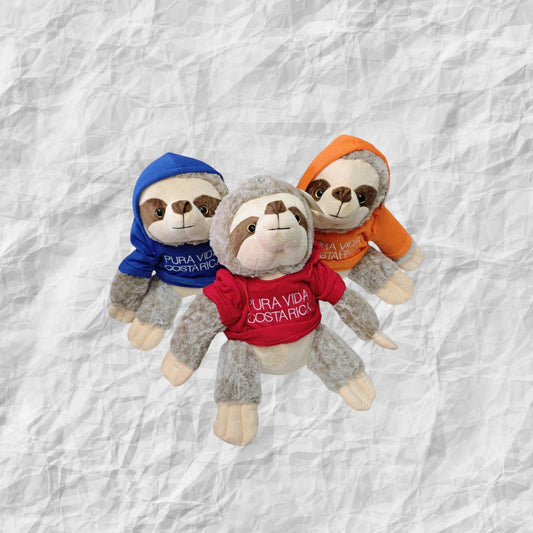 PELUCHE OSO PEREZOSO C\ROPA 22CM