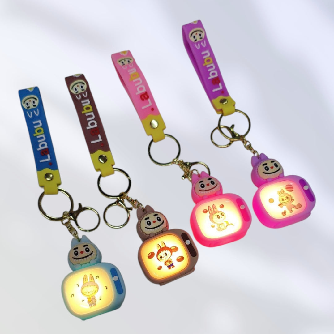 LLAVERO LABUBU TV LUZ