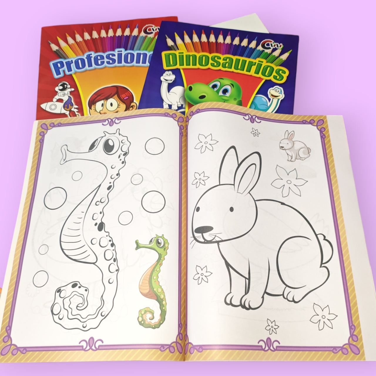 LIBRO COLOREAL CON STICKER 12P+2P