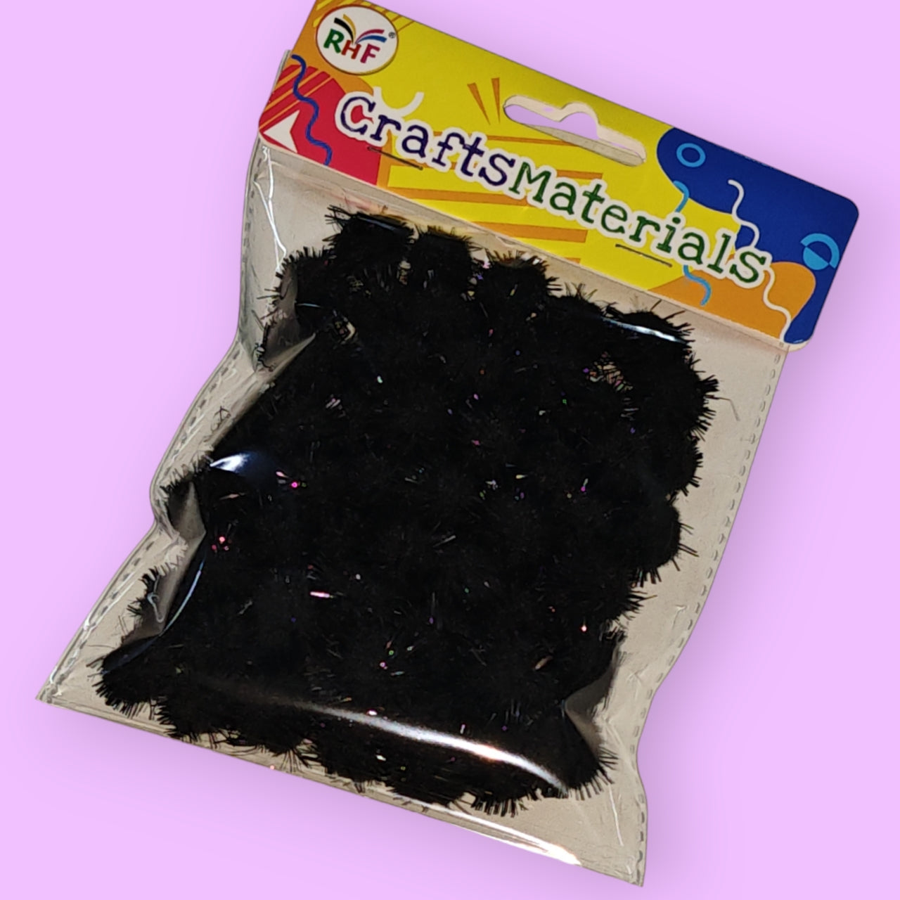 BOLA PELUDA BOLSA NEGRO