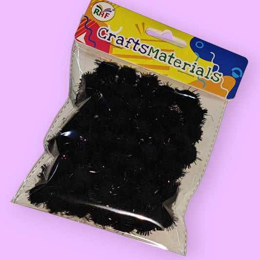 BOLA PELUDA BOLSA NEGRO