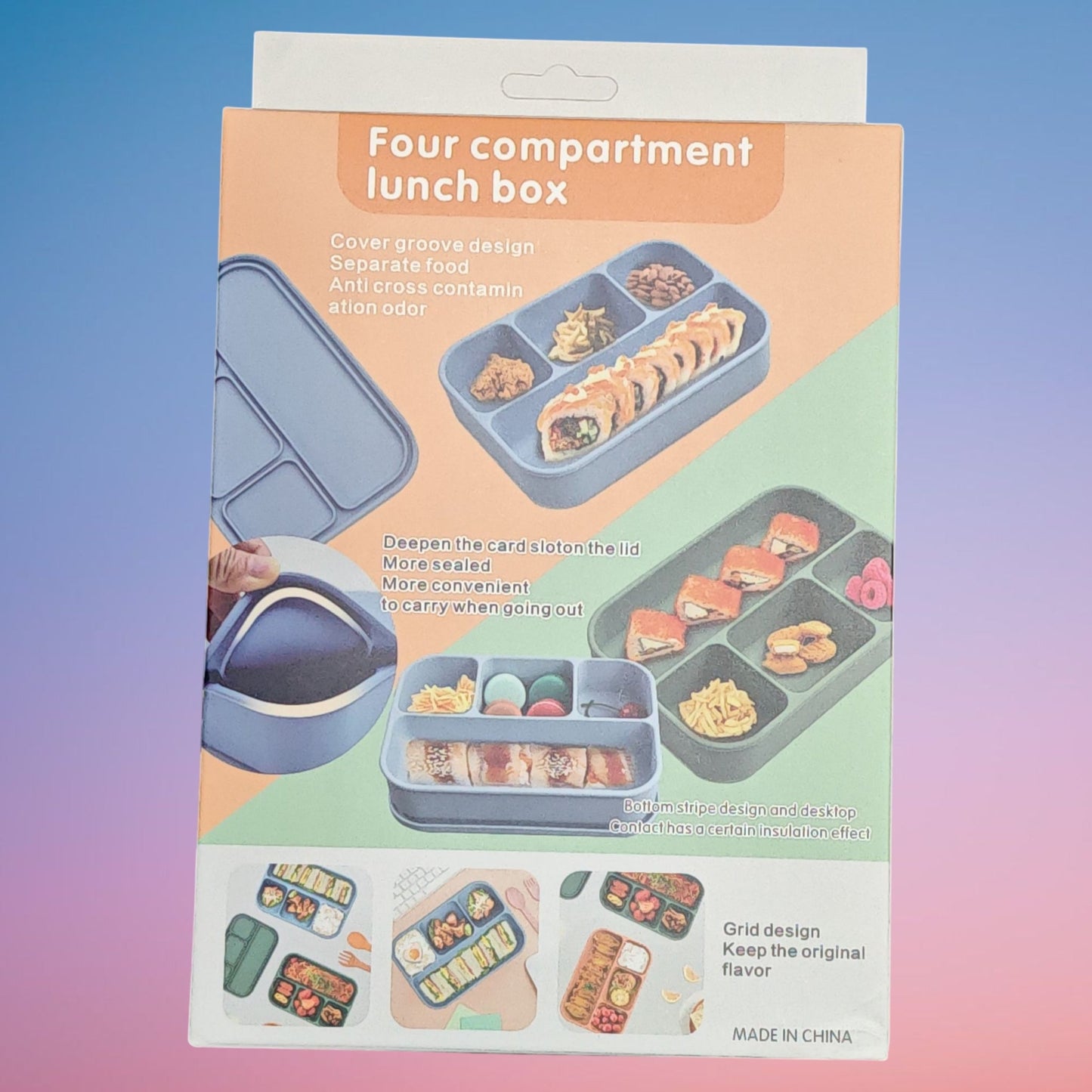 RECIPIENTE ALMUERZO LARGO