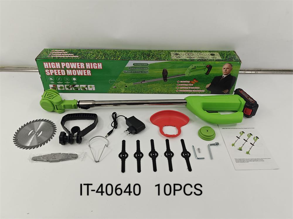 CORTADORA DE ZACATE ELECTRICA 2 BATERIA IT-40640