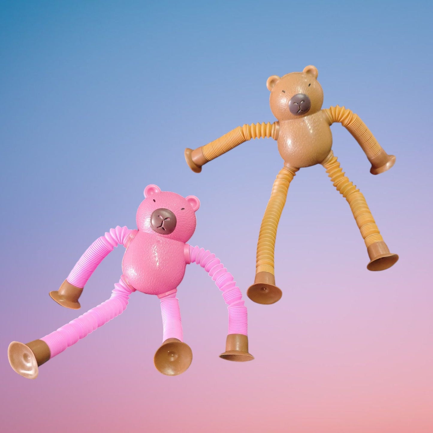 MUNECO CAPIBARA RETRACTIL LUZ