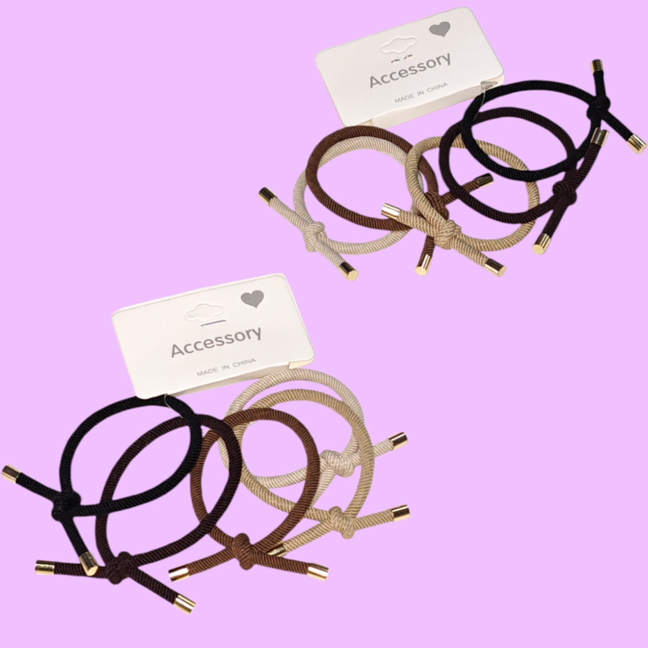 COLA LIGAS PARA CABELLO NUDO