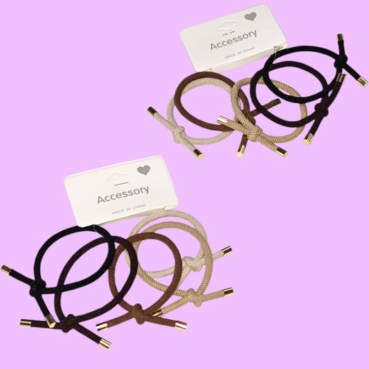 COLA LIGAS PARA CABELLO NUDO