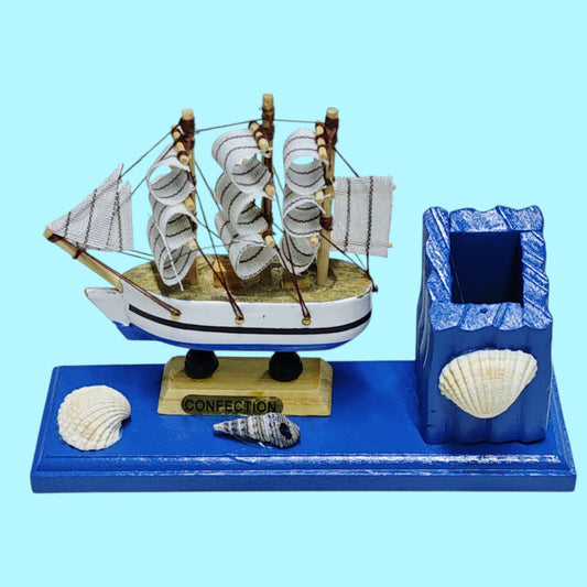 PORTA LAPICES BARCO VELA 1412