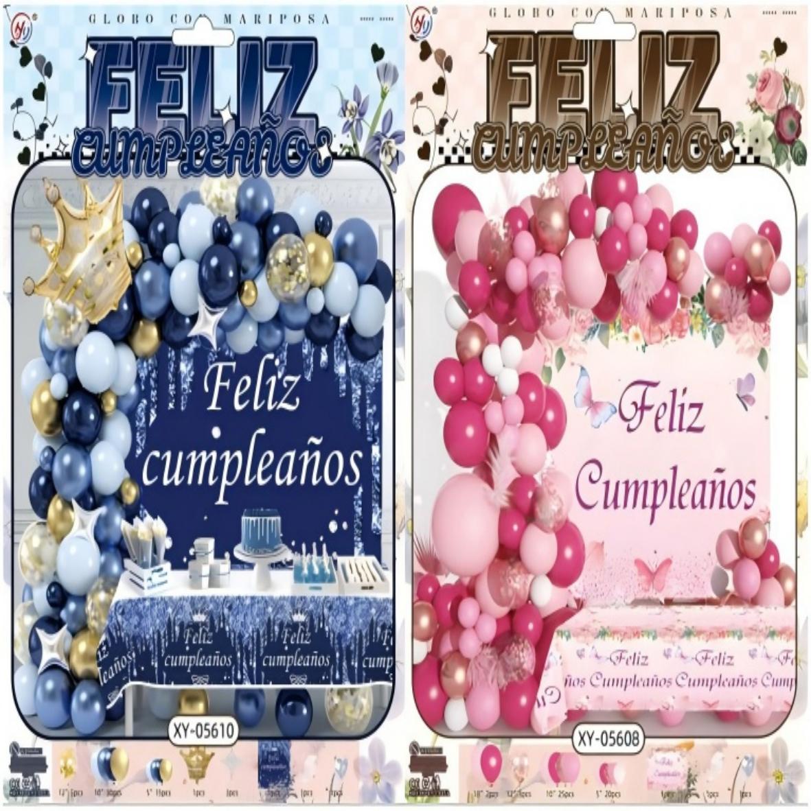 JUEGO DE GLOBO FRLIZ CUMPLE