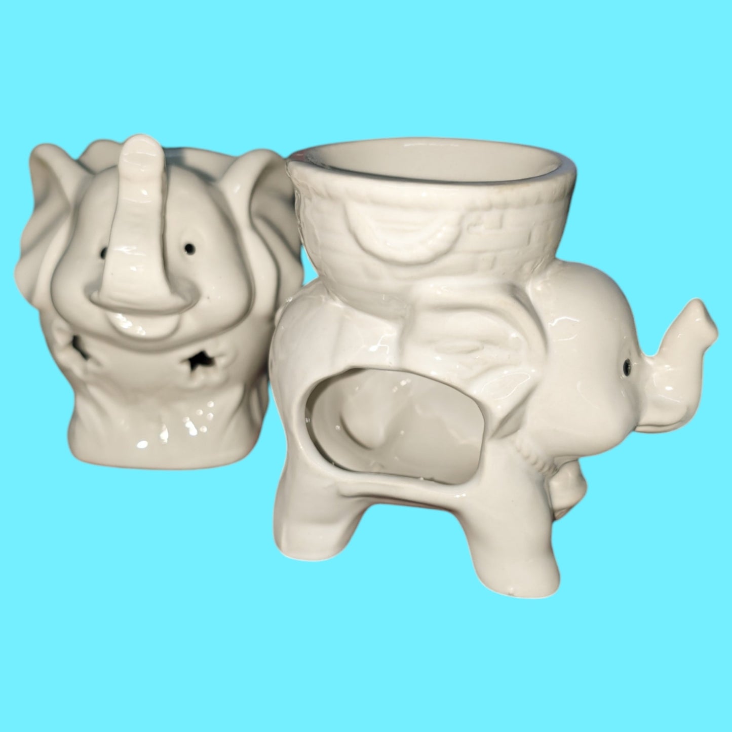 QUEMADOR CERAMICA ELEFANTE 9CM