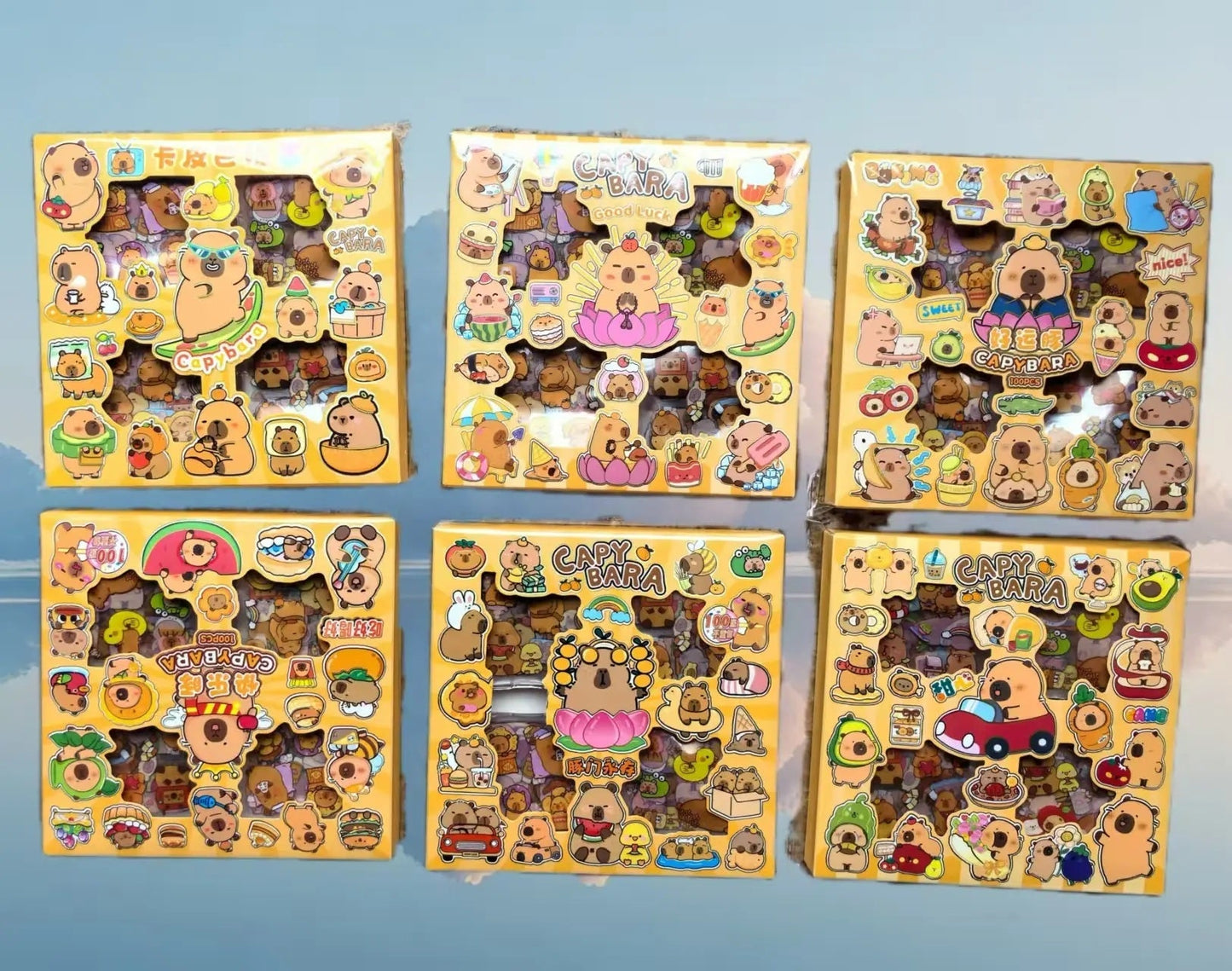 SET STICKER PERSONAJE SZ