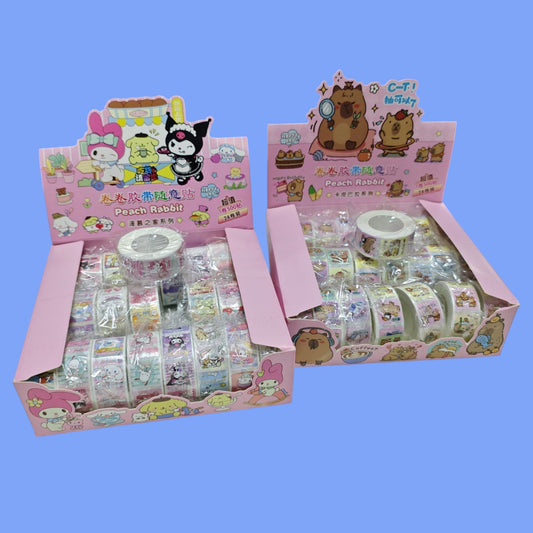 CINTA STICKER PERSONAJE 24PCS SZ-278