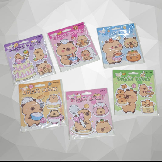 NOTAS ADHESIVA CAPIBARA PLEGABLE