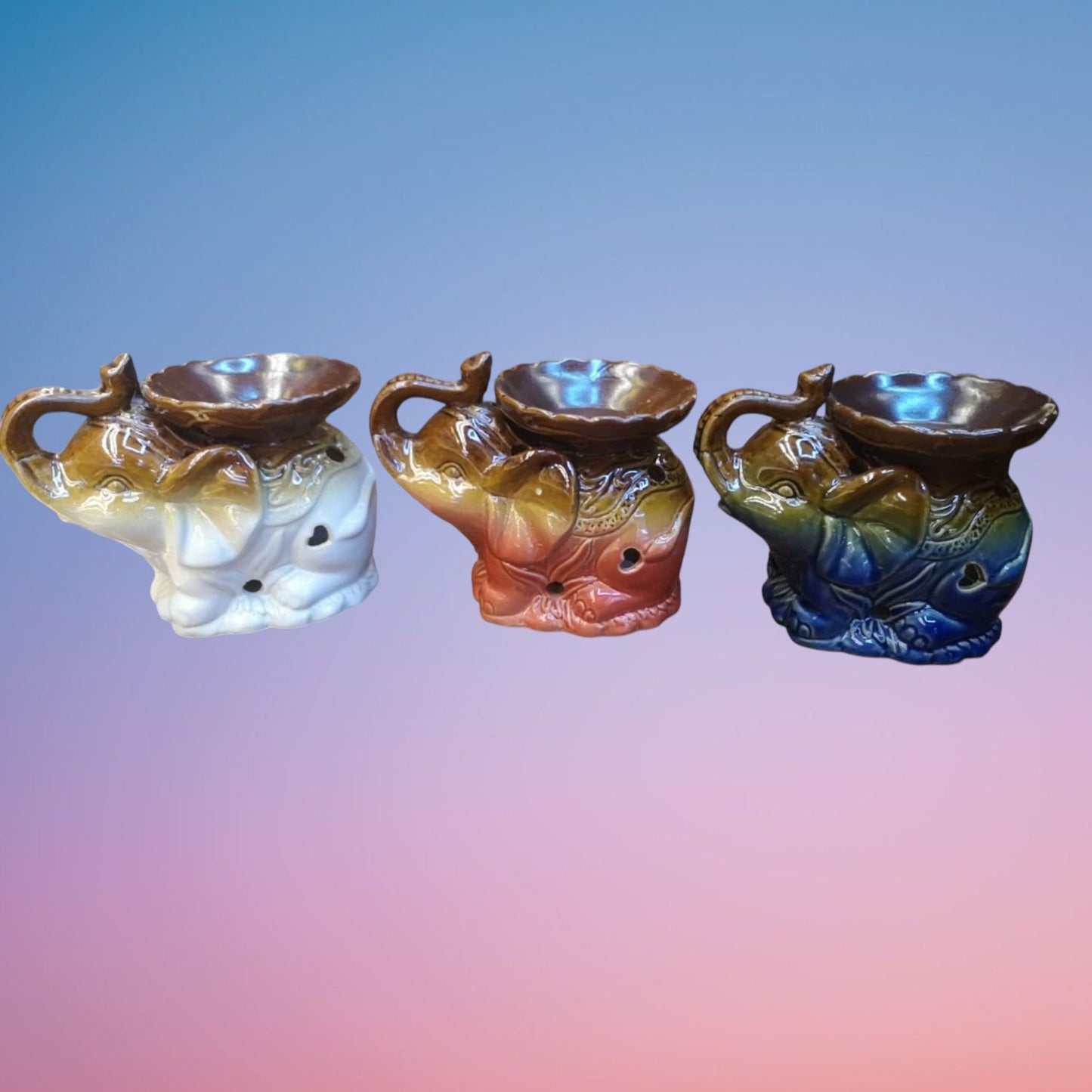 QUEMADOR CERAMICA ELEFANTE 6433