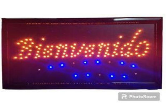 ROTULOS LED BIENVENIDO
