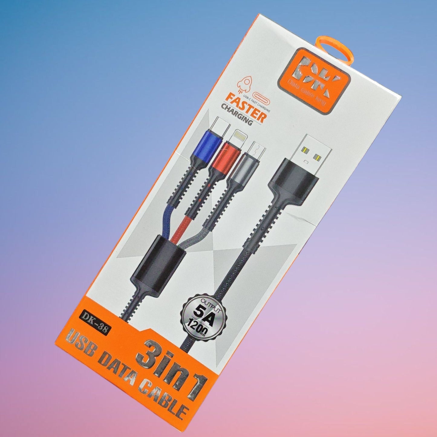 CABLE CELULAR 3EN1 DK-38