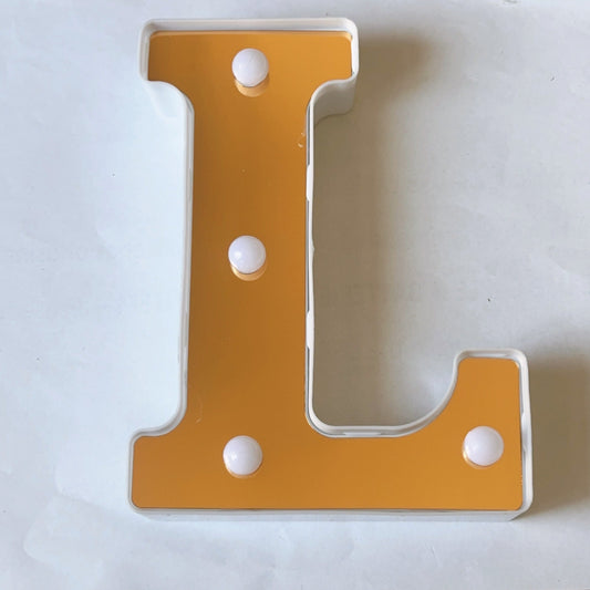 LAMPARA LETRA L 16CM