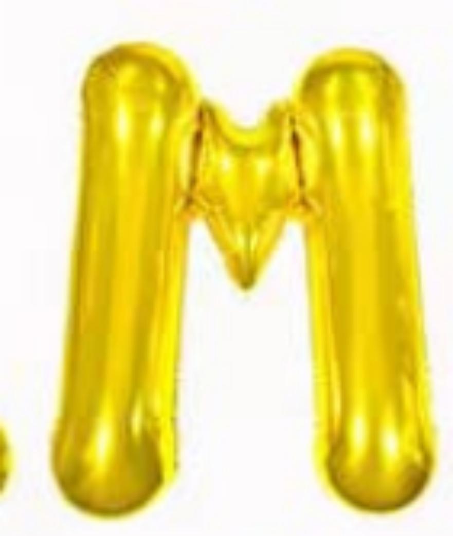 GLOBO LETRA M 16pulg