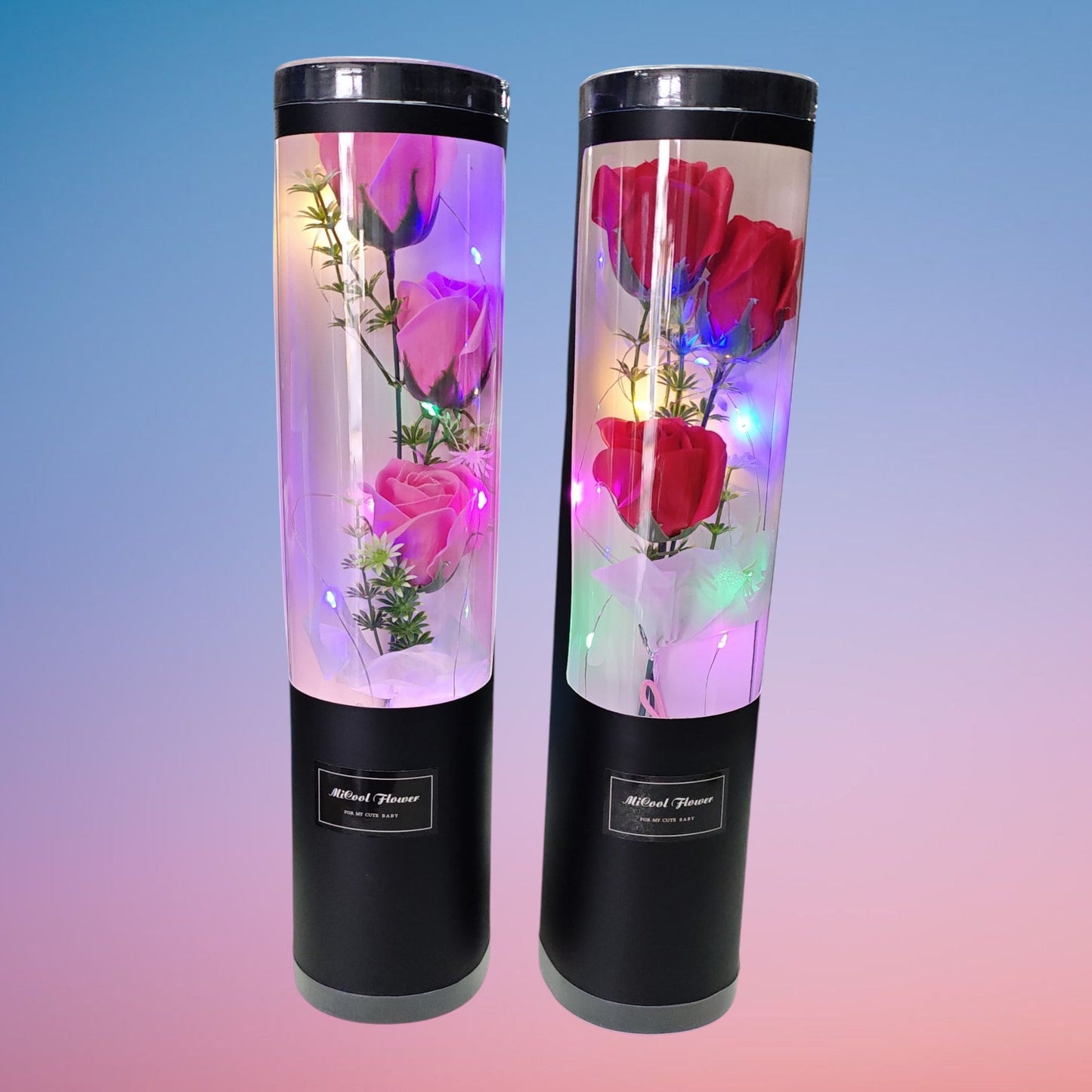 ROSA TARRO NEGRO CON LUZ