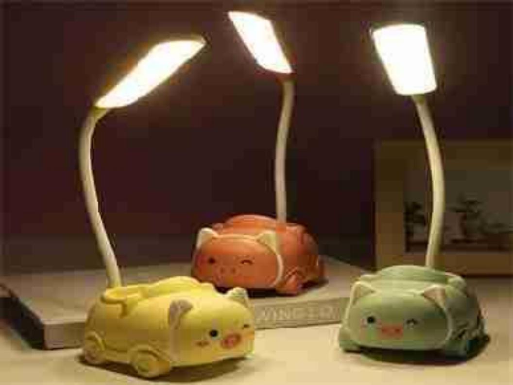 LAMPARA MESA RECARGABLE CHANCHO