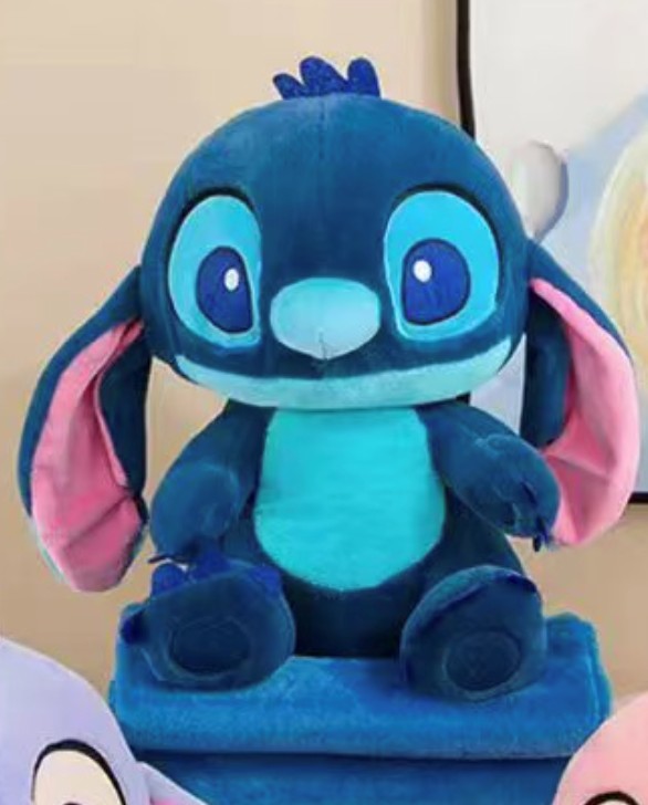 COBIJA ALMOHADA STITCH 40CM