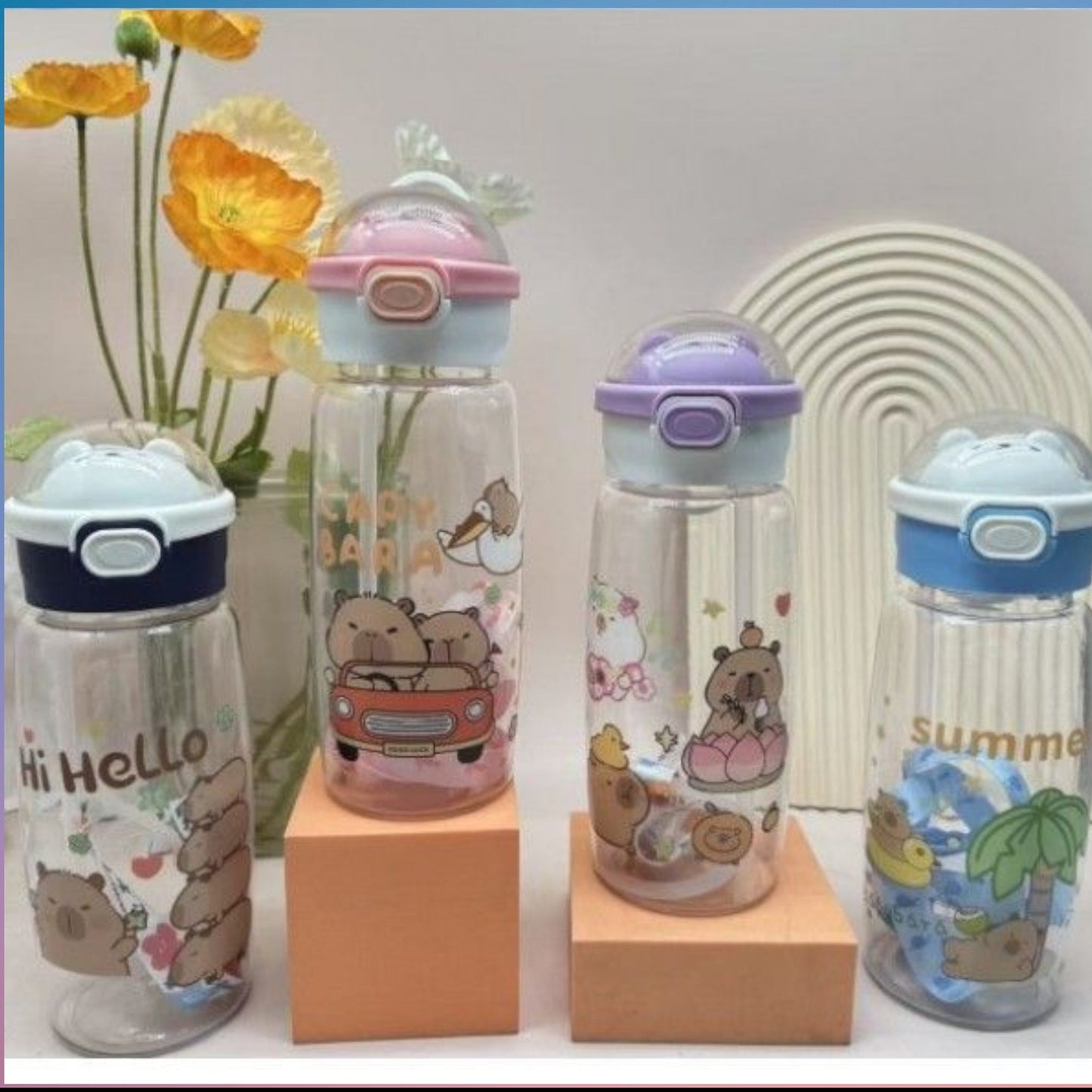 BOTELLA CAPIBARA CON TAPA