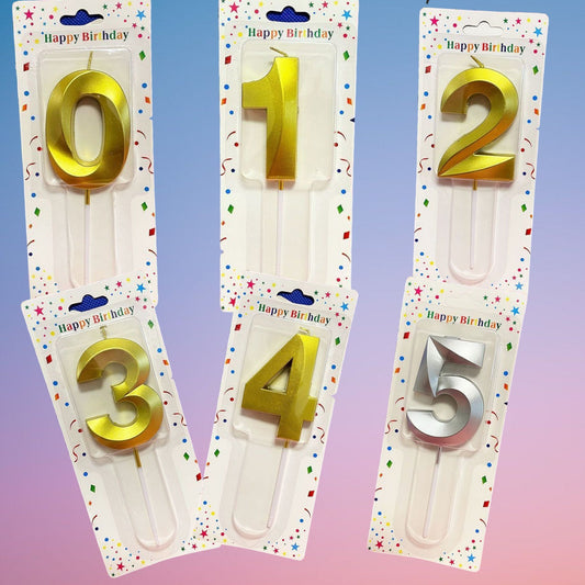 CANDELA NUMERO 7CM 0-5