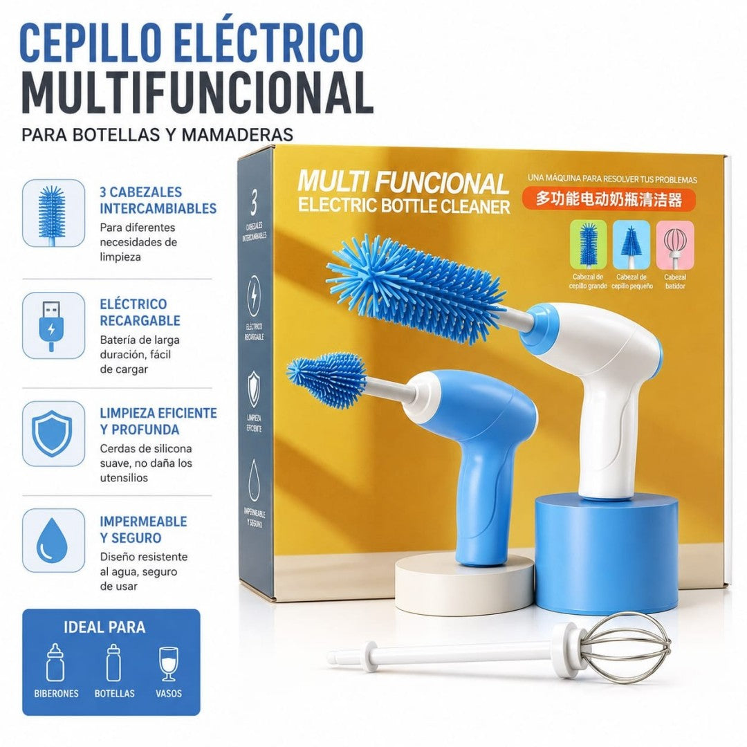 CEPILLO ELECTRICO MULTIFUNCIONAL BIBERONAS