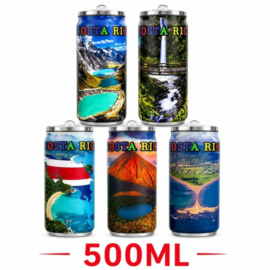 VASOS ACERO TIPO LATA 500ML COSTA RICA