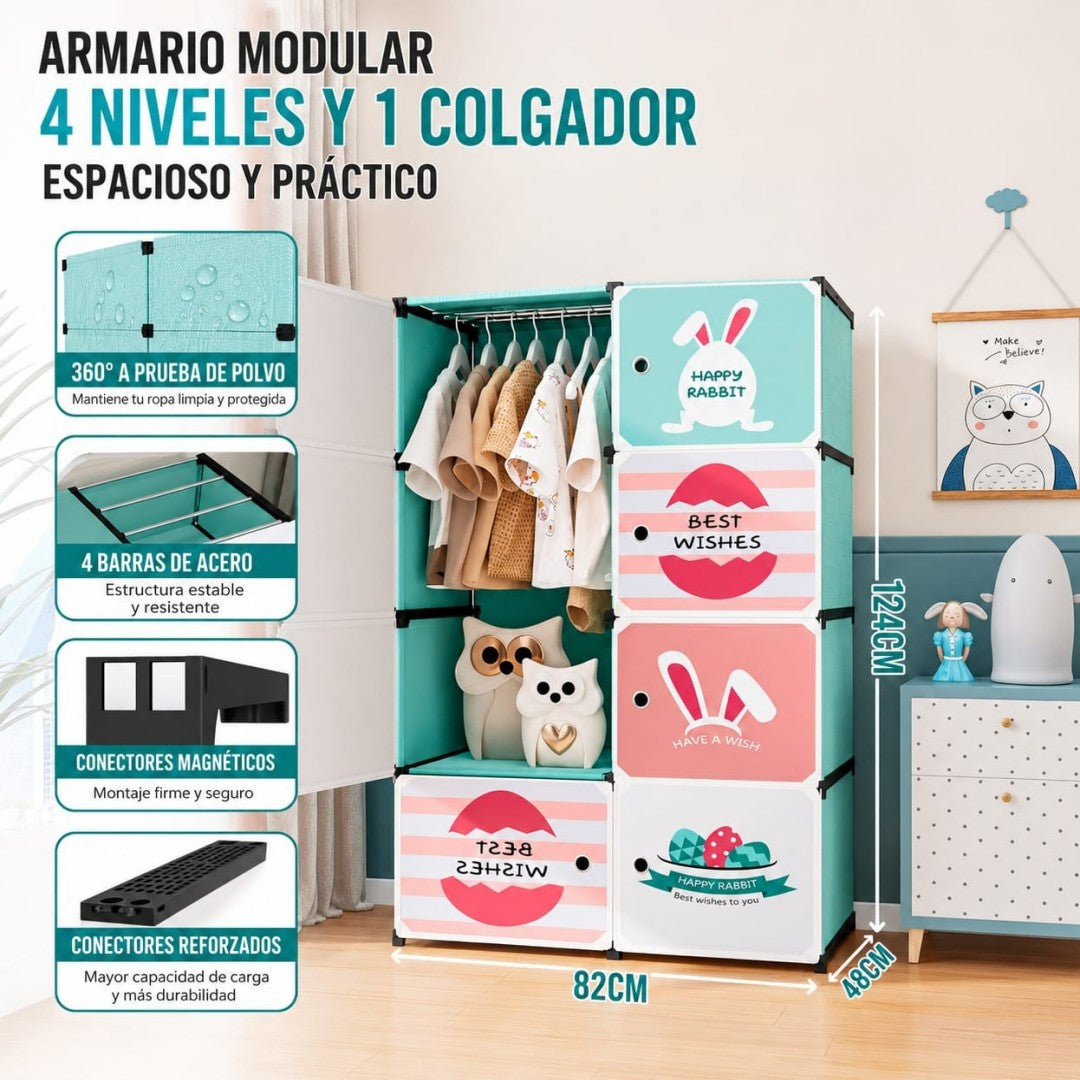 CLOSET INFANTIL DESARMABLE YG-08