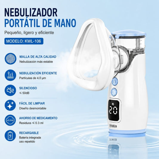 NEBULIZADOR DE MALLA  PORTATIL