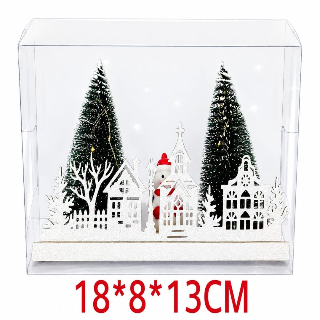 ADORNO MADERA NAVIDAD CON LUZ ZZ19622-4