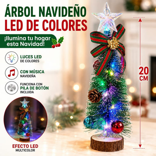 MINI ARBOL CON LUZ 23CM RC34391-6