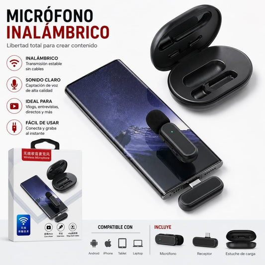 MICROFONO INALAMBRICO PARA CELULAR T90
