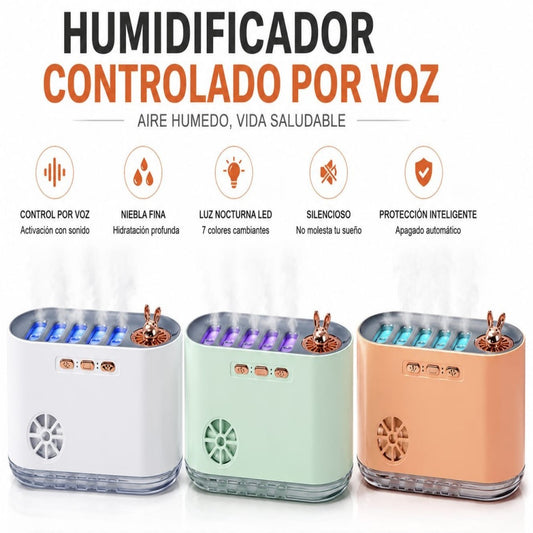HUMIDIFICADOR LED CON CONTROL POR VOZ L