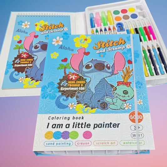 SET ARTE LIBRO COLOREAL PERSONAJE CD1315 STITCH
