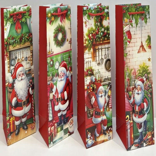 BOLSA REGALO NAVID VINO 36*12 C364