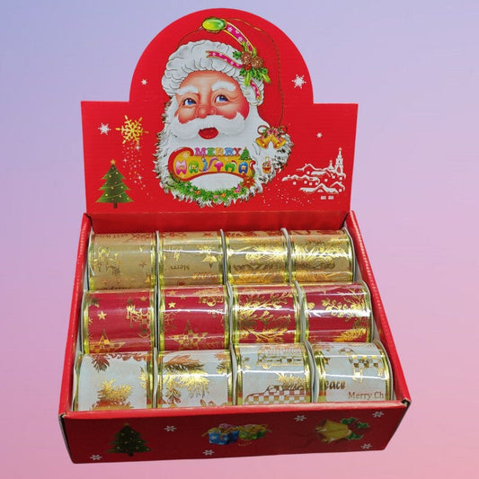 CINTA P/LAZO NAVIDAD 6.3CM 2