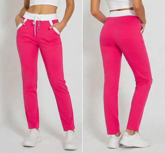 LICRA MUJER CORDON+BOTONES FUCSIA