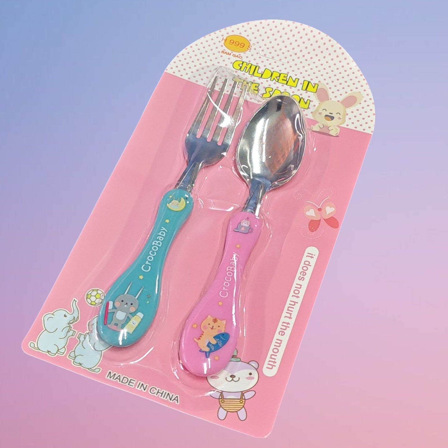 SET CUCHARA TENEDOR PERSONAJE 116