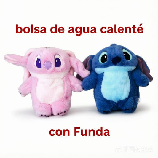 BOLSA AGUA CALIENTE STITCH PELUDA